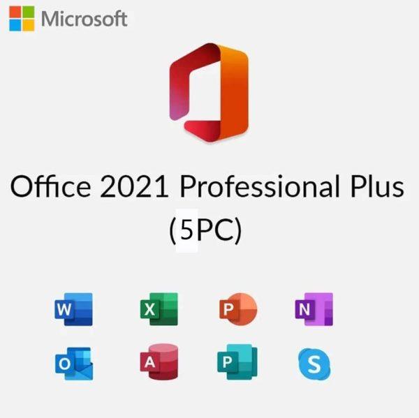 Microsoft Office 2021 Professional Plus 5Pc